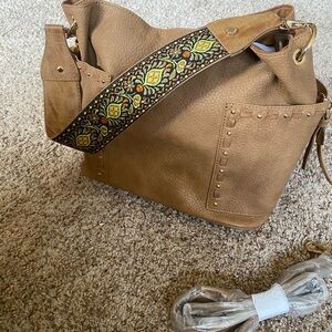 Steve Madden Stylish Tan Shoulder Bag